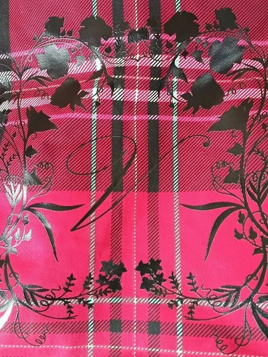 Victoria’s Secret Red Plaid Tote Bag Holiday Shopper Large - Picture 2 of 6